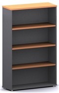 Ddk Accent Bookcase 3 Shelves 1500 X 900 X 300Mm Is/Beech