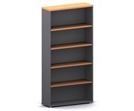 Ddk Accent Bookcase 4 Shelves 1800 X 900 X 300Mm Is/Beech
