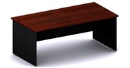 Ddk Accent Rectangular Desk 1200 X 600 X 725Mm Redgum/Black