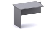 Ddk Accent Fixed Empty Desk Return 900 X 450 X 725Mm Grey/Grey