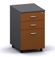 Ddk Accent 2 Drawer And File Mobile Pedestal 406 X 510 X 670Mm Is/Cherrywood