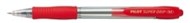 Pilot Bpgp-10R Supergrip Pen Retractable Medium Red