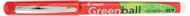 Pilot Begreen Greenball Liquid Ink Rollerball Pen Fine Red