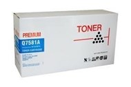 White Box Hp Q7581A Toner Cartridge Remanufactured Cyan