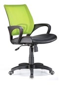 Sylex Deuce Office Chair Mid Back With Arms Black/Lime