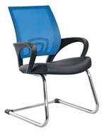 Deuce Visitors Chair Black/Blue
