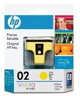 Hp C8773Wa No 02 Ink Cartridge Yellow
