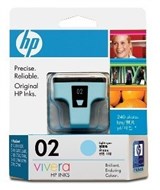 Hp C8774Wa No 02 Ink Cartridge Light Cyan