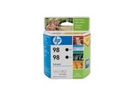Hp Cc624Aa No 98 Ink Cartridge Pack 2 Black