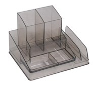 Italplast I 35Smk Desk Organiser Smoke