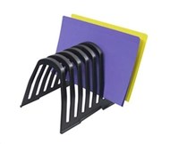 Italplast I 408Blk Plastic Step File Organiser Black