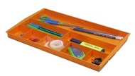 Italplast I 70Fm Drawer Tidy Mandarin