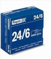 Rapid 24/6 6Mm Staples Box 5000