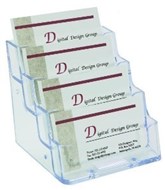 Deflect-O 70841 Business Card Holder 4 Pocket