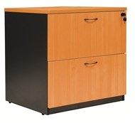 Ys Design Oxley Lf7856Bh Lateral File Cabinet 780 X 560 X 750Mm Beech/Ironstone