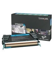 Lexmark C734A1Cg Laser Toner Cartridge Cyan