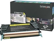 Lexmark C736H1Yg Laser Toner Cartridge High Yieldyellow