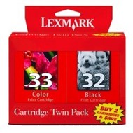 Lexmark No 32 And 33 Inkjet Cartridge Pack 2