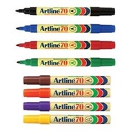 Artline 70 Permanent Marker Fine 1.5Mm Asst Colours Box 12