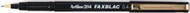 Artline 204 Faxblac Fineliner Fine 0.4Mm Black