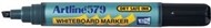 Artline 579 Dry Safe Whiteboard Marker Chisel 5.0Mm Black
