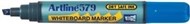 Artline 579 Dry Safe Whiteboard Marker Chisel 5.0Mm Blue