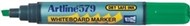 Artline 579 Dry Safe Whiteboard Marker Chisel 5.0Mm Green