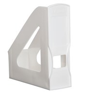 Esselte Wow Magazine File Pearl White
