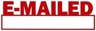 Xstamper 1650 Message Stamp Emailed With Date Red