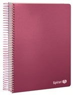 Spirax P304 Pp Notebook A4 120 Pages Red