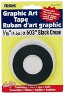 Crepe Liner Tape 1.5Mm Black