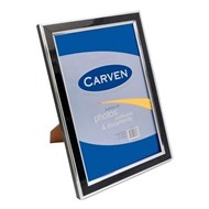Carven Qfblksilva4 Document Frame A4 Black/Silver