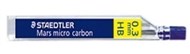 Staedtler Mars Micro Carbon Mechanical Pencil Leads 0.3Mm Hb Tube 12