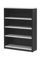Ys Design Oxley Bc12 Bookcase 4 Shelves 1200 X 315 X 900Mm White/Ironstone