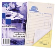 Zions Restaurant Docket Book Carbonless Duplicate 170 X 100Mm 25 Sets