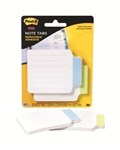 3M 2200Gb PostIt Super Sticky Note Tabs Green And Blue Pack 2