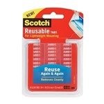 3M Scotch R100 Reusable Tabs 254 X 254Mm Pack 18 Squares