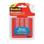 3M Scotch R101 Reusable Strips 254 X 762Mm Pack 6 Strips