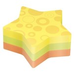 3M 7350Str PostIt Notes Star Design Super Sticky 74X71Mm Assorted Colours Pack 2