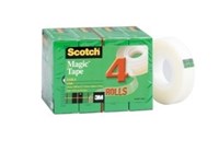 3M Scotch 810 Magic Tape Multi Pack 19Mm X 25M Pack 4
