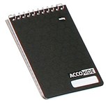 Marbig Accohide Notebook Pocket Recycled 112 X 77Mm 96 Pages