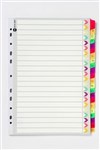 Marbig Dividers Reinforced Board A4 Fluoro AZ