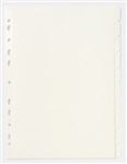 Marbig Manilla Dividers 10 Tab White Bulk Pack 20