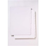 Marbig Dividers Unpunched A4 White 10 Tab