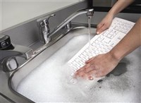 Kensington Washable UsbPs2 Keyboard With Antimicrobial Protection White
