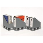 Marbig Magazine Box Grey Pack 4