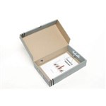 Marbig Box File Spring Fitting Foolscap 80X240X385Mm Grey