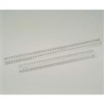 Marbig Ruler Clear Plastic 40Cm