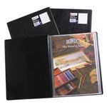 Rexel Slimview Display Book 24 Pocket Black