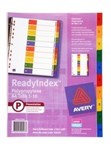 Avery 920147 L741110 Readyindex Dividers Pp Multicolour 110 Tabs